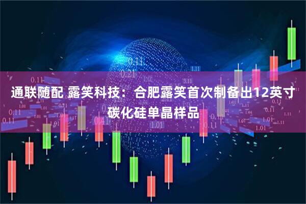通联随配 露笑科技：合肥露笑首次制备出12英寸碳化硅单晶样品