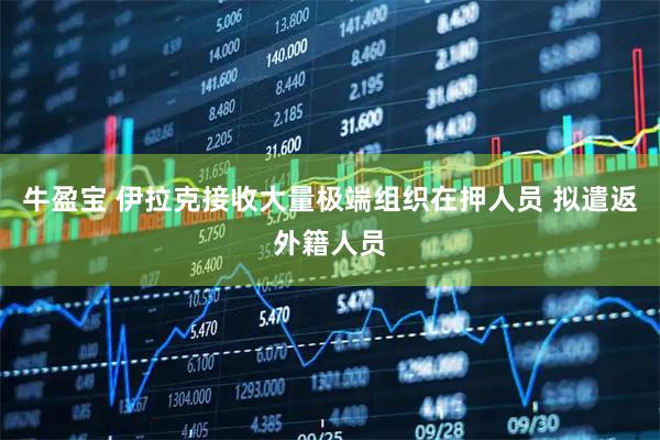 牛盈宝 伊拉克接收大量极端组织在押人员 拟遣返外籍人员