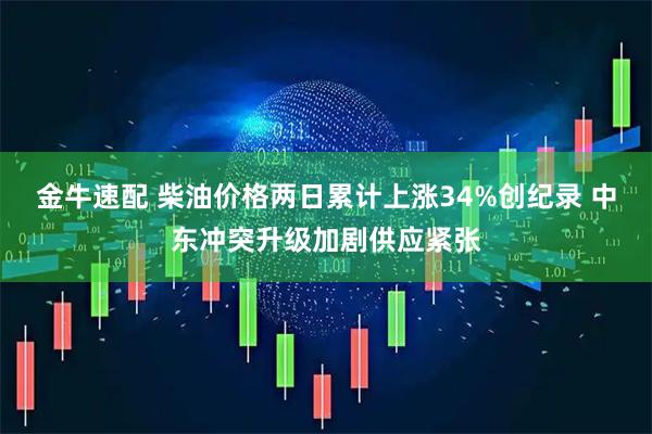 金牛速配 柴油价格两日累计上涨34%创纪录 中东冲突升级加剧供应紧张