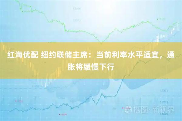 红海优配 纽约联储主席:当前利率水平适宜,通胀将缓慢下行